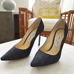 Jimmy Choo Denim Pumps - Worn once! Great condition!